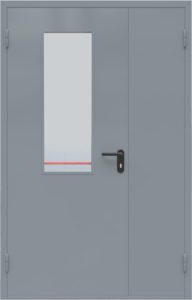 Противопожарная дверь 2100×1400 / серия FRM55256